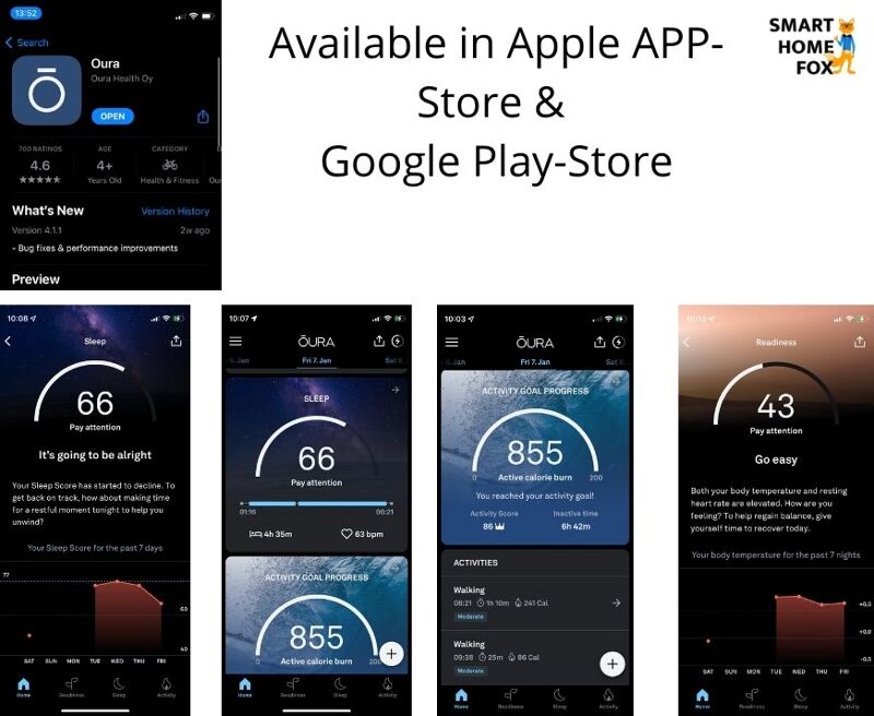 Приложение Oura доступно для загрузки в App Store